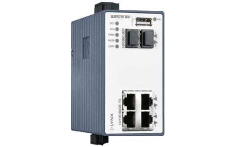 Westermo Lynx Managed Industrial Ethernet Switch with Routing Functionality L206-F2G.